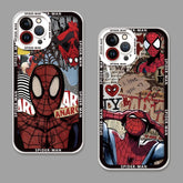 Marvel Spider-Man Clear Shockproof iPhone Case
